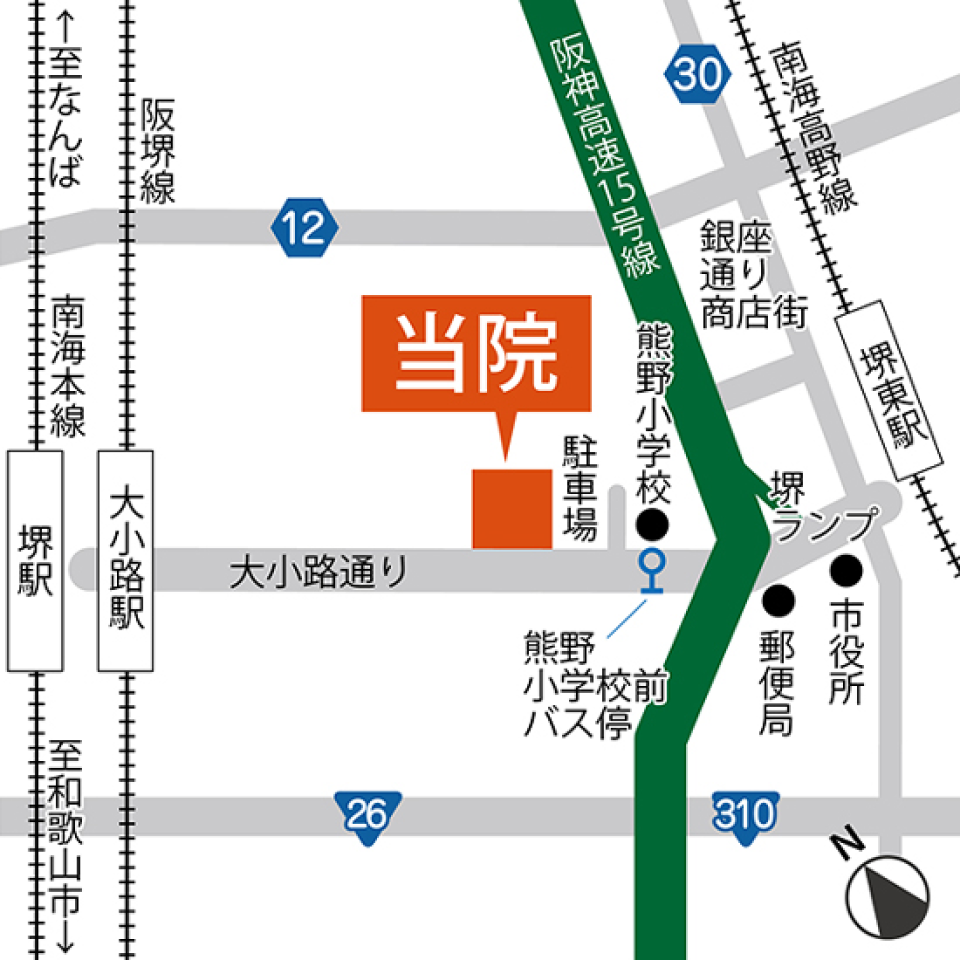 当院の地図